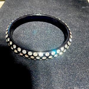 Studded and black solid bracelet